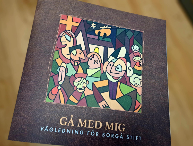 Gå med mig - Borgå stifts vägledning Häfte med titeln