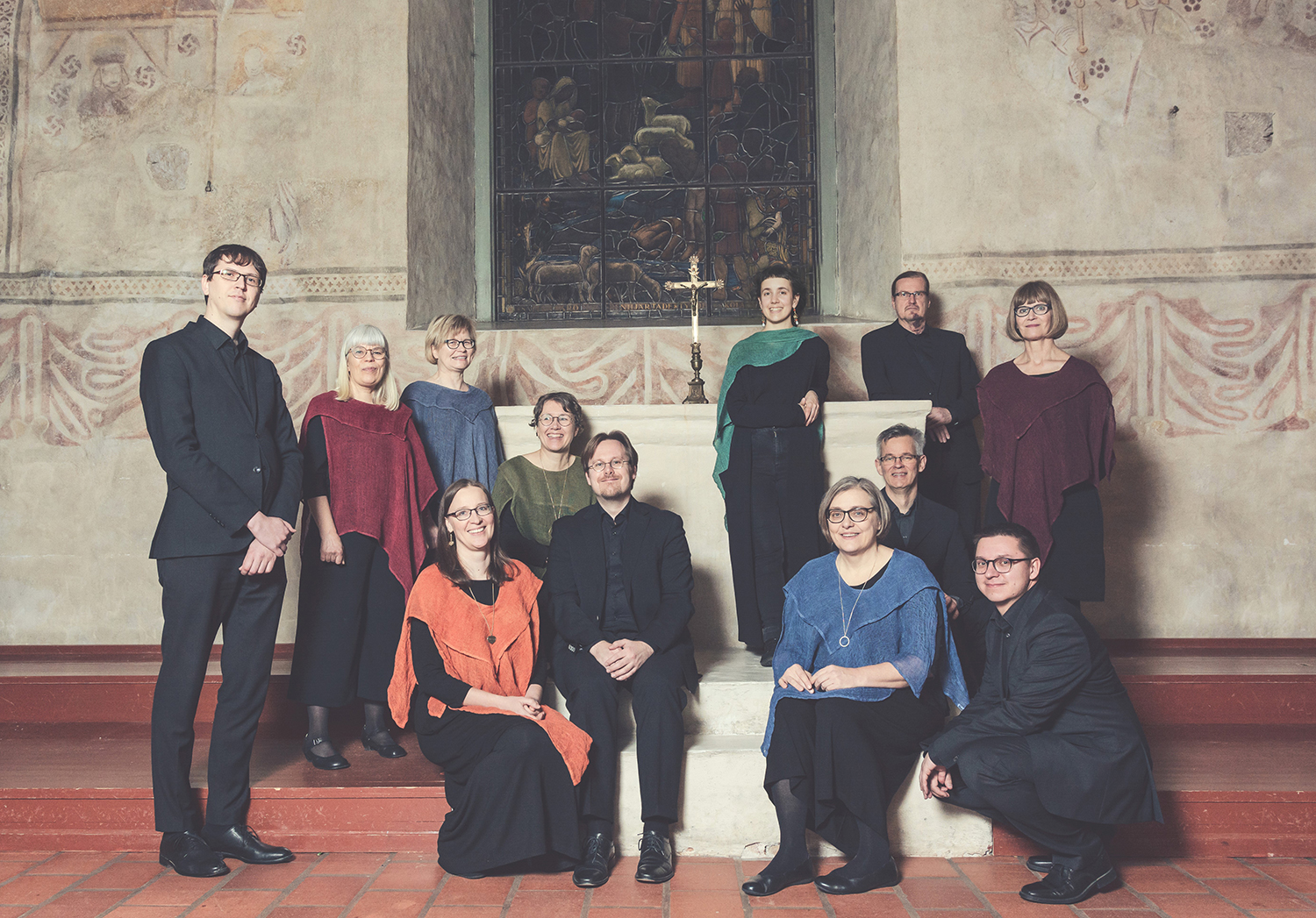 Aftonmusik Medlemmarna i vokalensemblen Versio.