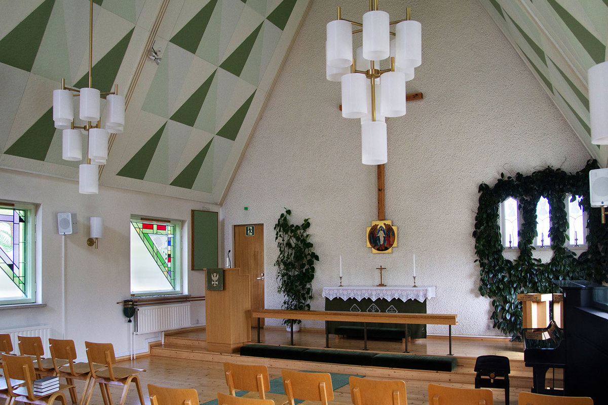 Altaret i Dragnäsbäcks kyrka