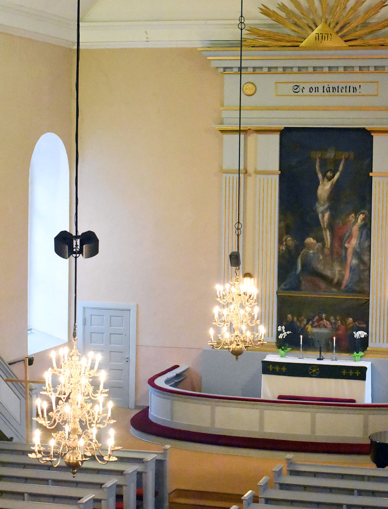 Öppna bilden i större format Kyrksalen i Lillkyro kyrka