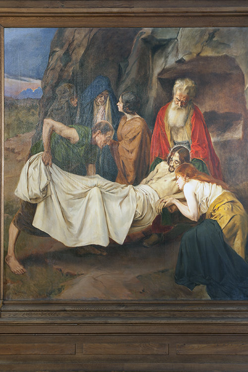 Öppna bilden i större format L. Sparre: Jesu gravläggning