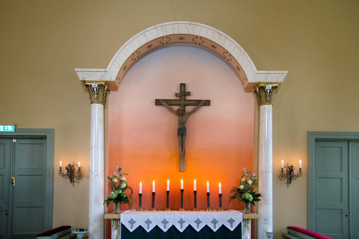 Altaret i Sundom kyrka