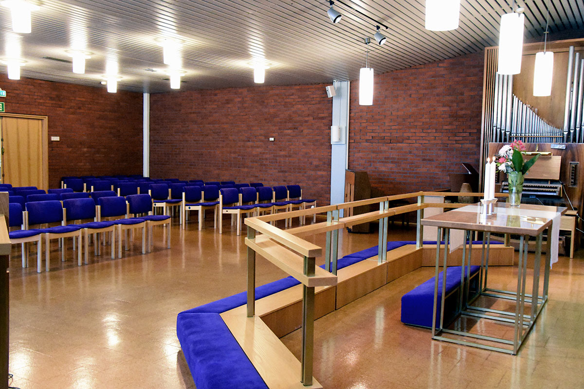 Öppna bilden i större format Kapellet i Korsnästågets församlingscenter