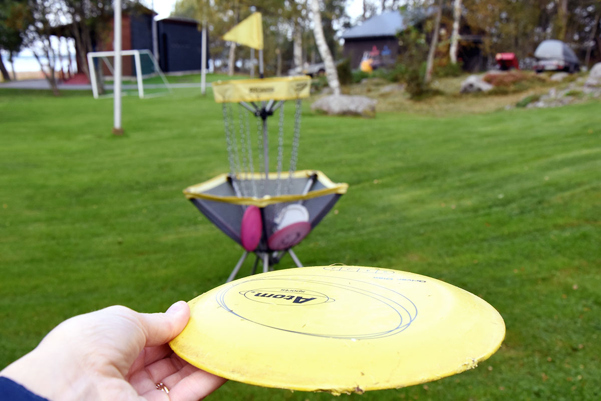Frisbeegolf vid Alskathemmet